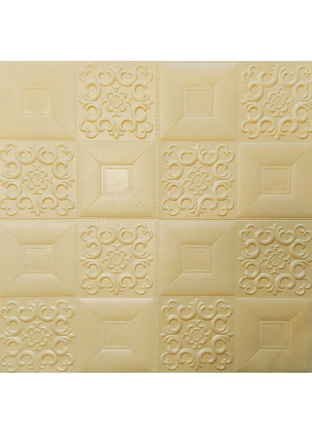 Декоративна самоклеюча 3D стельова панель 70х70х0,5 см Sticker Wall (266625053)