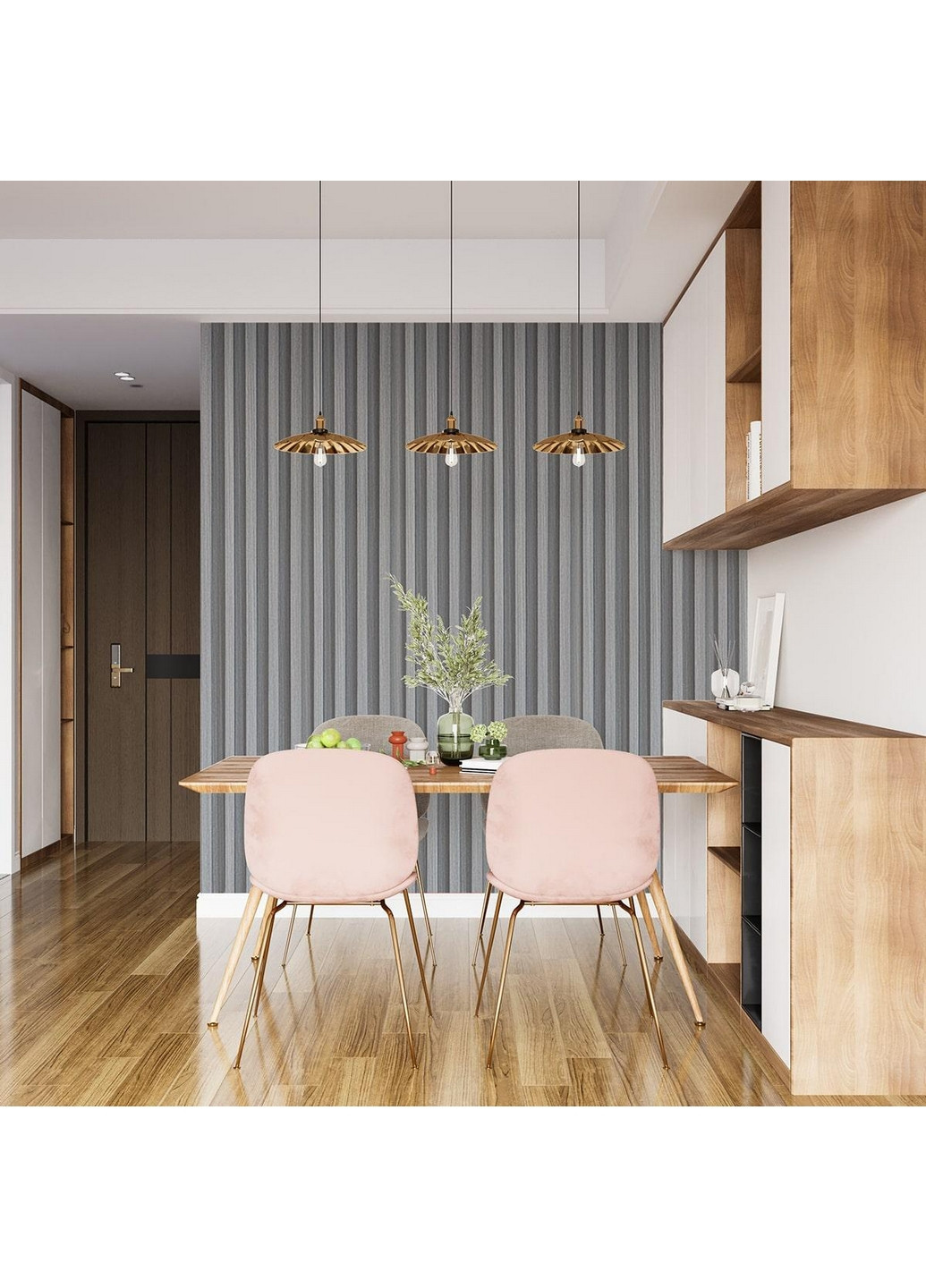 Декоративна стінова рейка 16х2,3х300 см Sticker Wall (266624977)