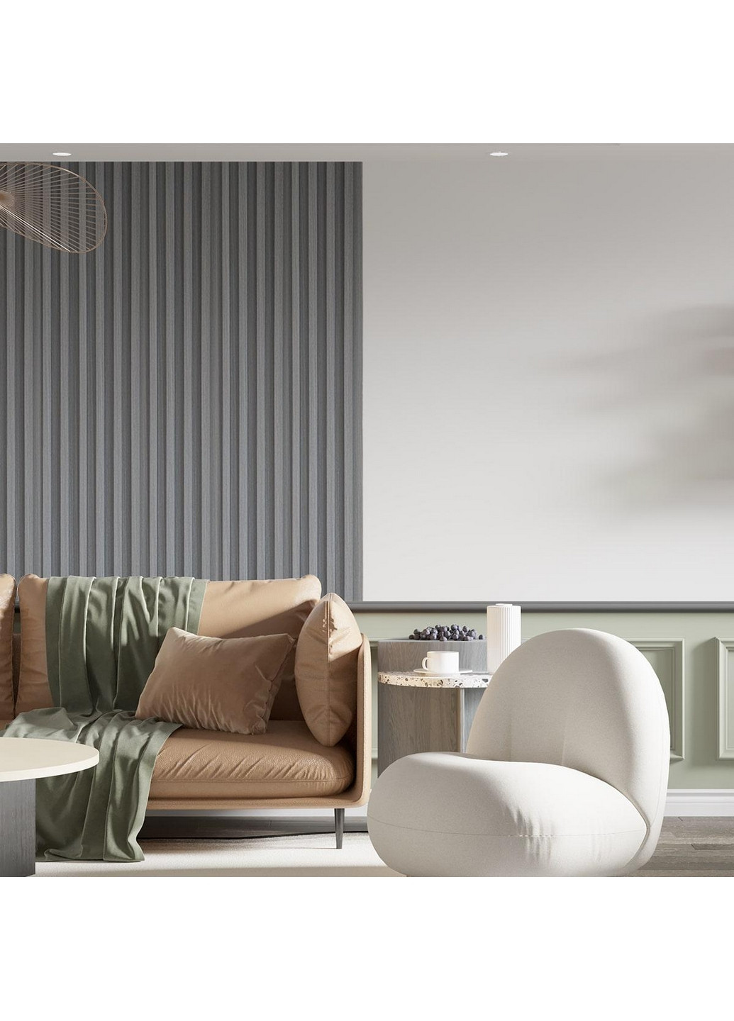 Декоративна стінова рейка 16х2,3х300 см Sticker Wall (266624977)