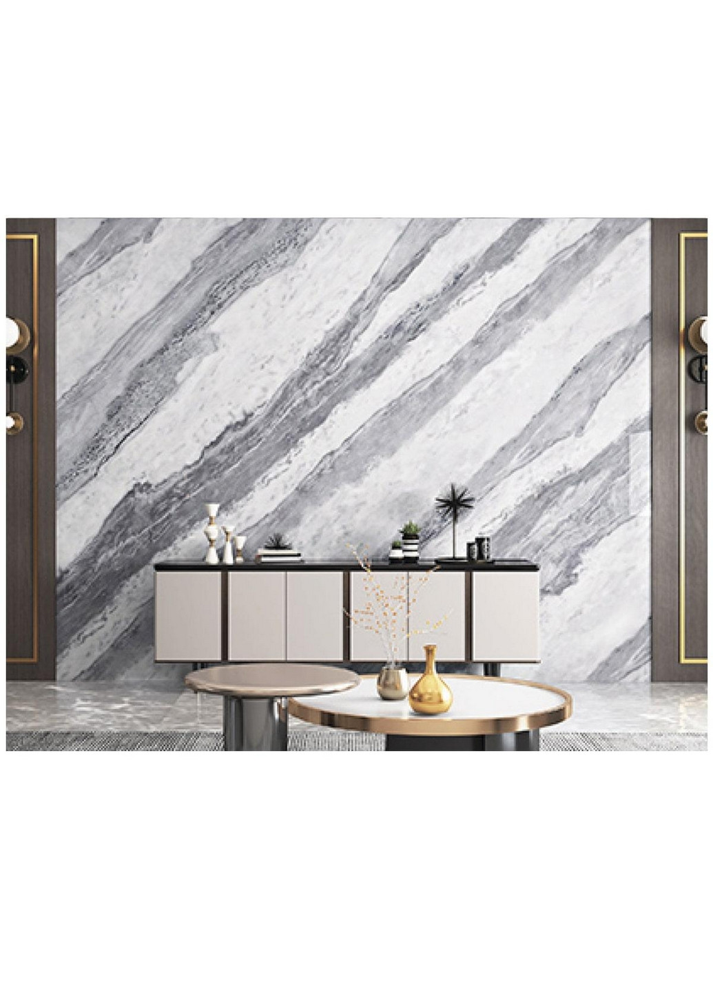 Самоклеящаяся виниловая плитка набор (6 рулонов) 360х280х0,2 см Sticker Wall (266624845)