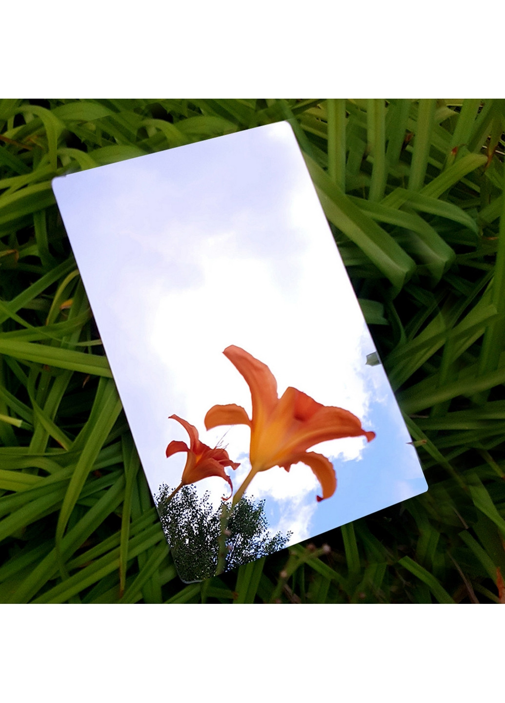 Дзеркальна акрилова наклейка 40х60х0,2 см Sticker Wall (266624967)