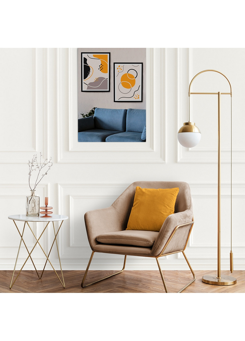 Дзеркальна акрилова наклейка 40х60х0,2 см Sticker Wall (266624967)