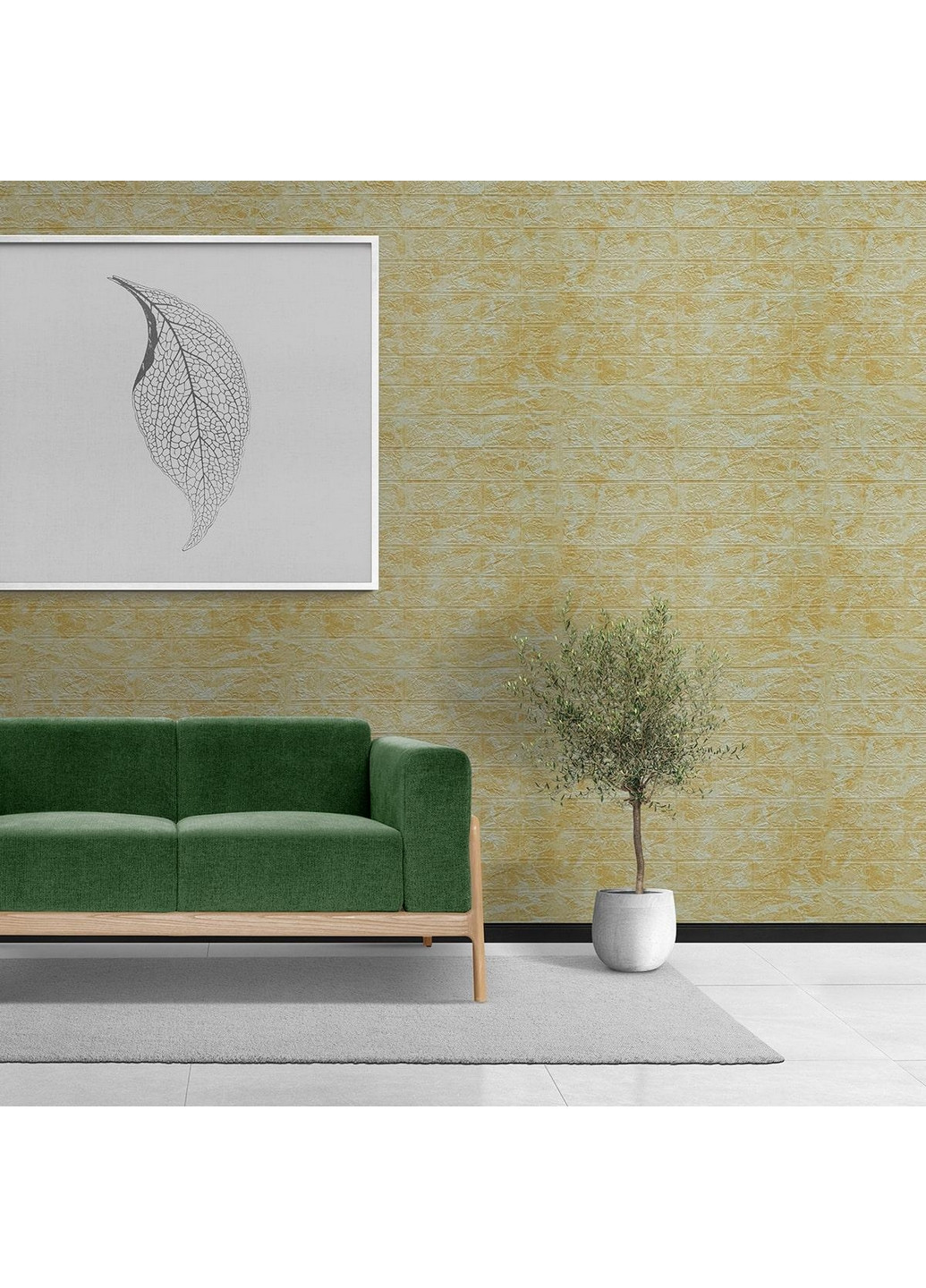 Декоративна самоклеюча 3D панель 2000х70х0,3 см Sticker Wall (266625341)