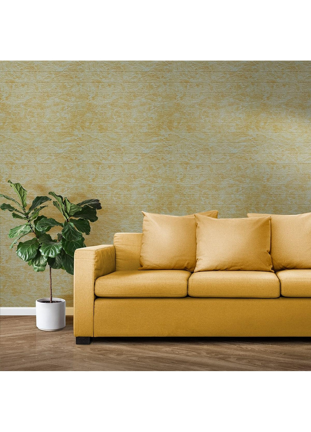 Декоративна самоклеюча 3D панель 2000х70х0,3 см Sticker Wall (266625341)