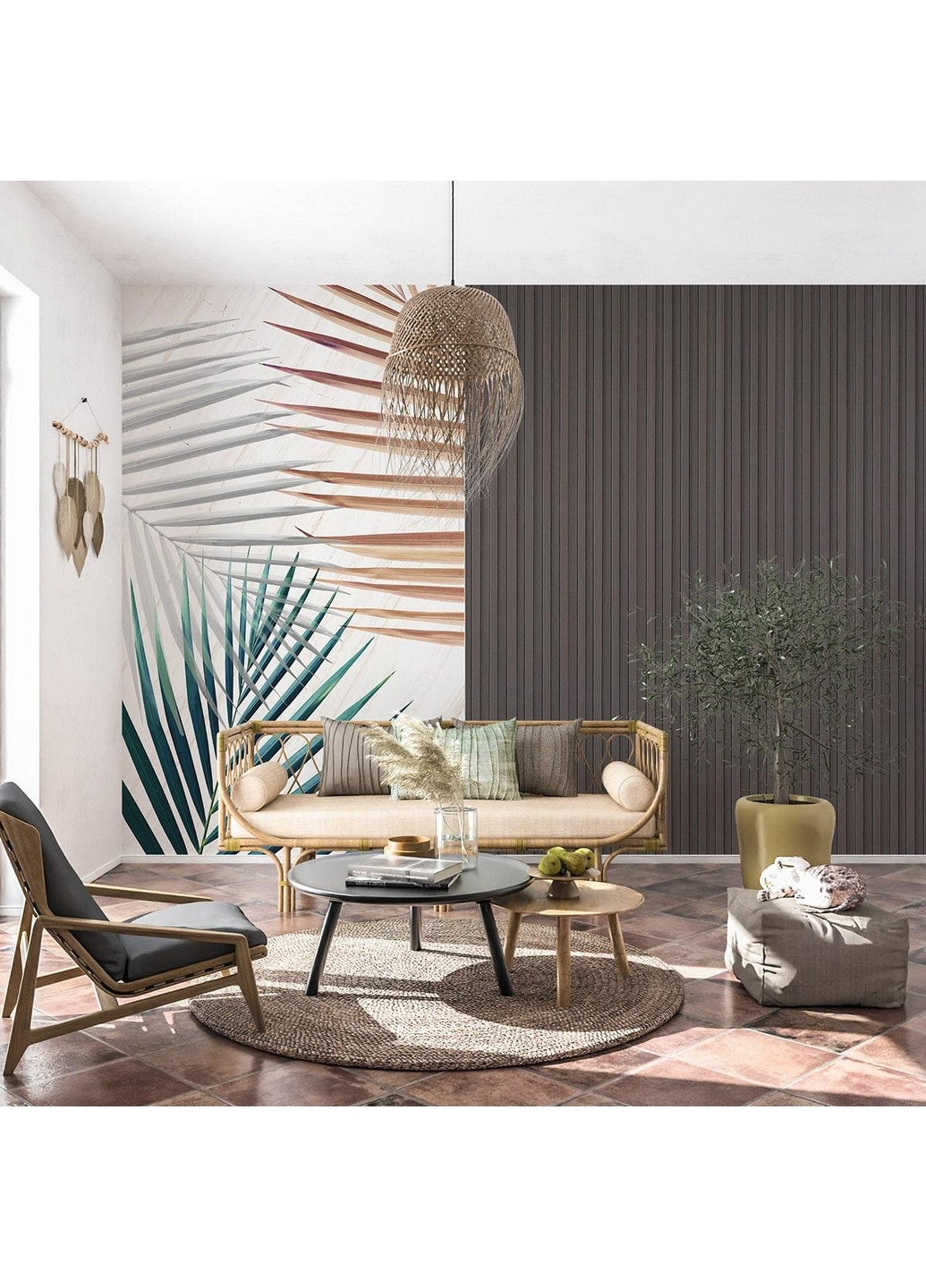 Декоративна стінова рейка 16х2,3х300 см Sticker Wall (266625241)