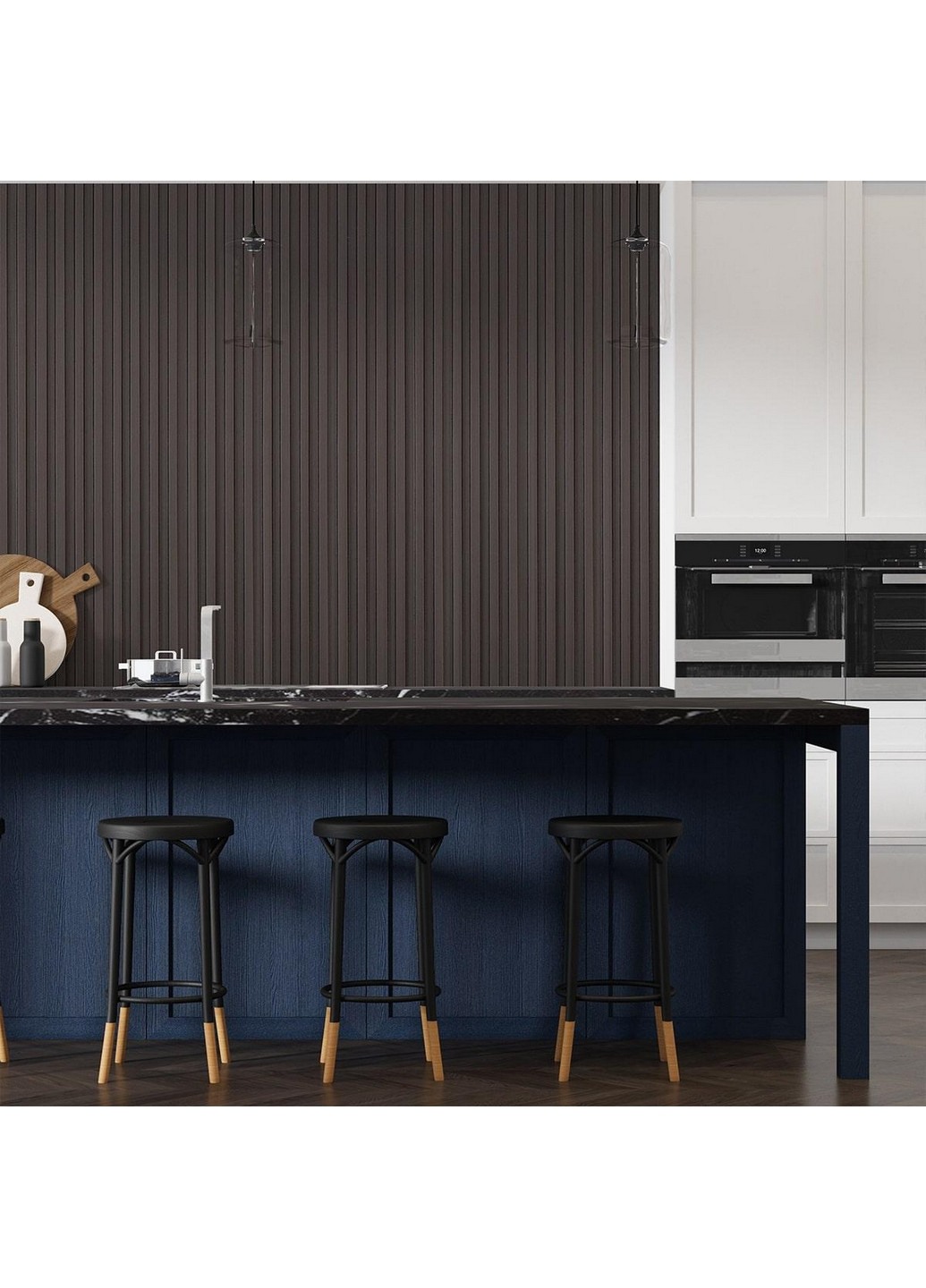 Декоративна стінова рейка 16х2,3х300 см Sticker Wall (266625241)