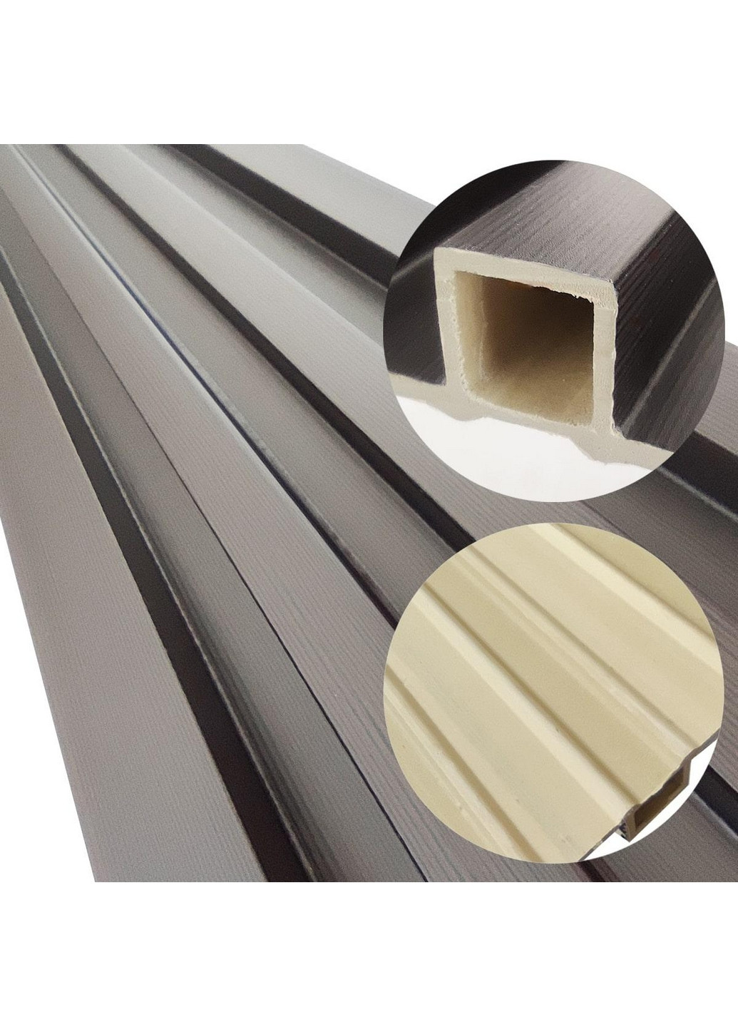 Декоративна стінова рейка 16х2,3х300 см Sticker Wall (266625241)