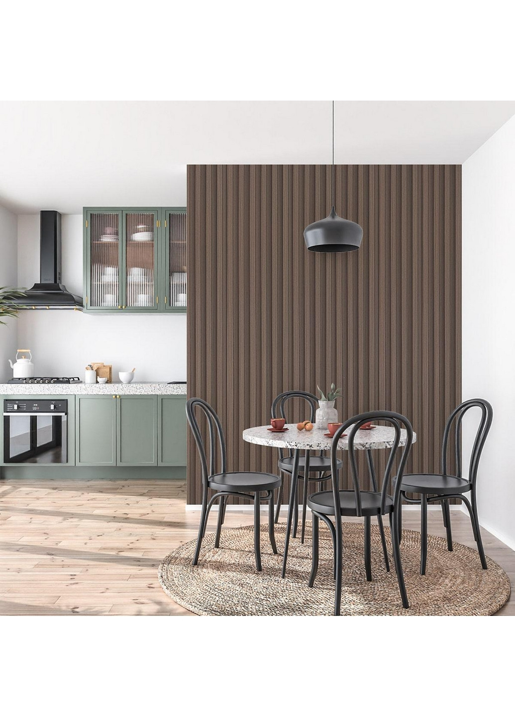 Декоративна стінова рейка 16х2,3х300 см Sticker Wall (266625625)