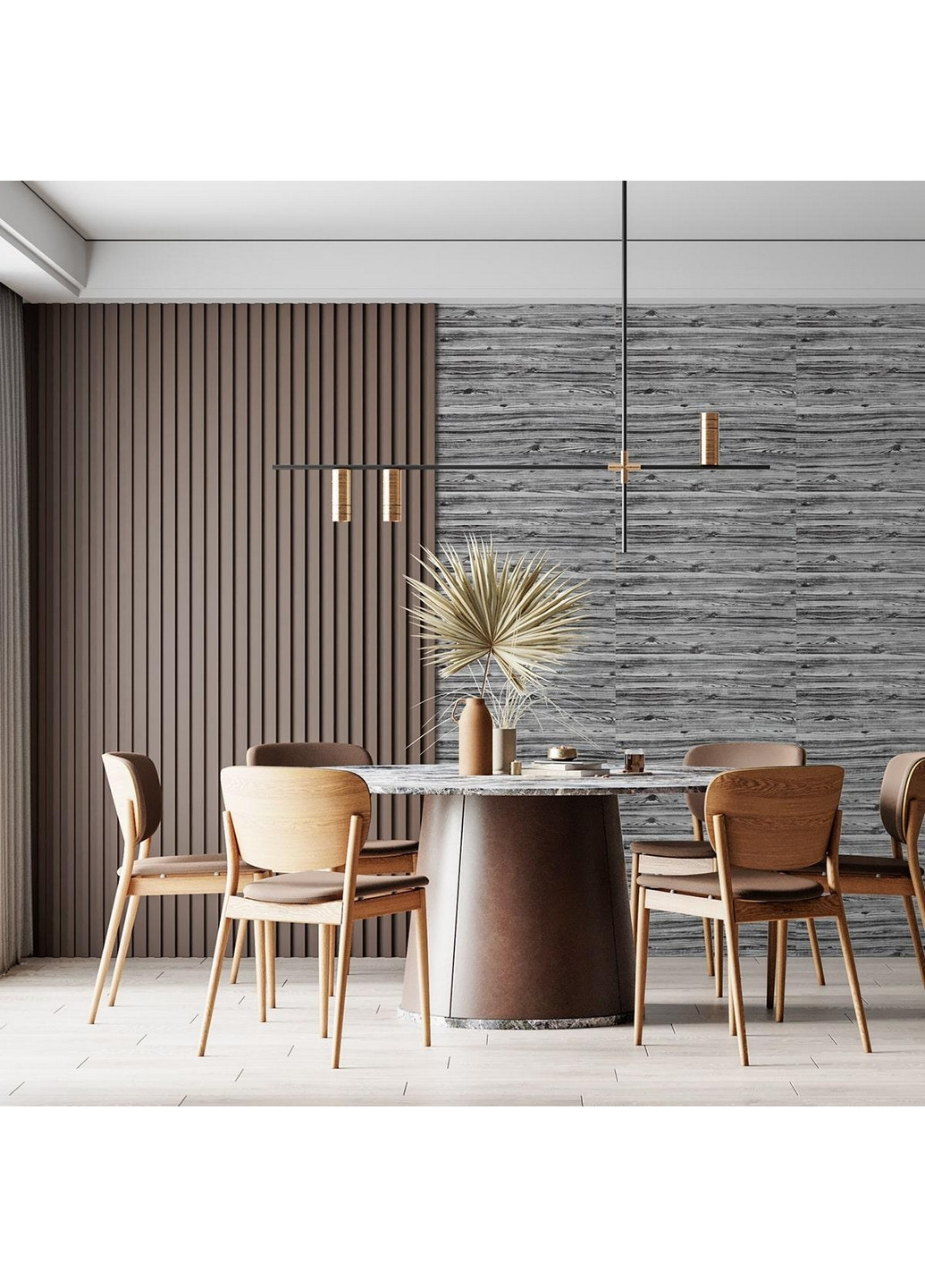 Декоративная самоклеющаяся 3D панель 2000х70х0,3 см Sticker Wall (266625359)