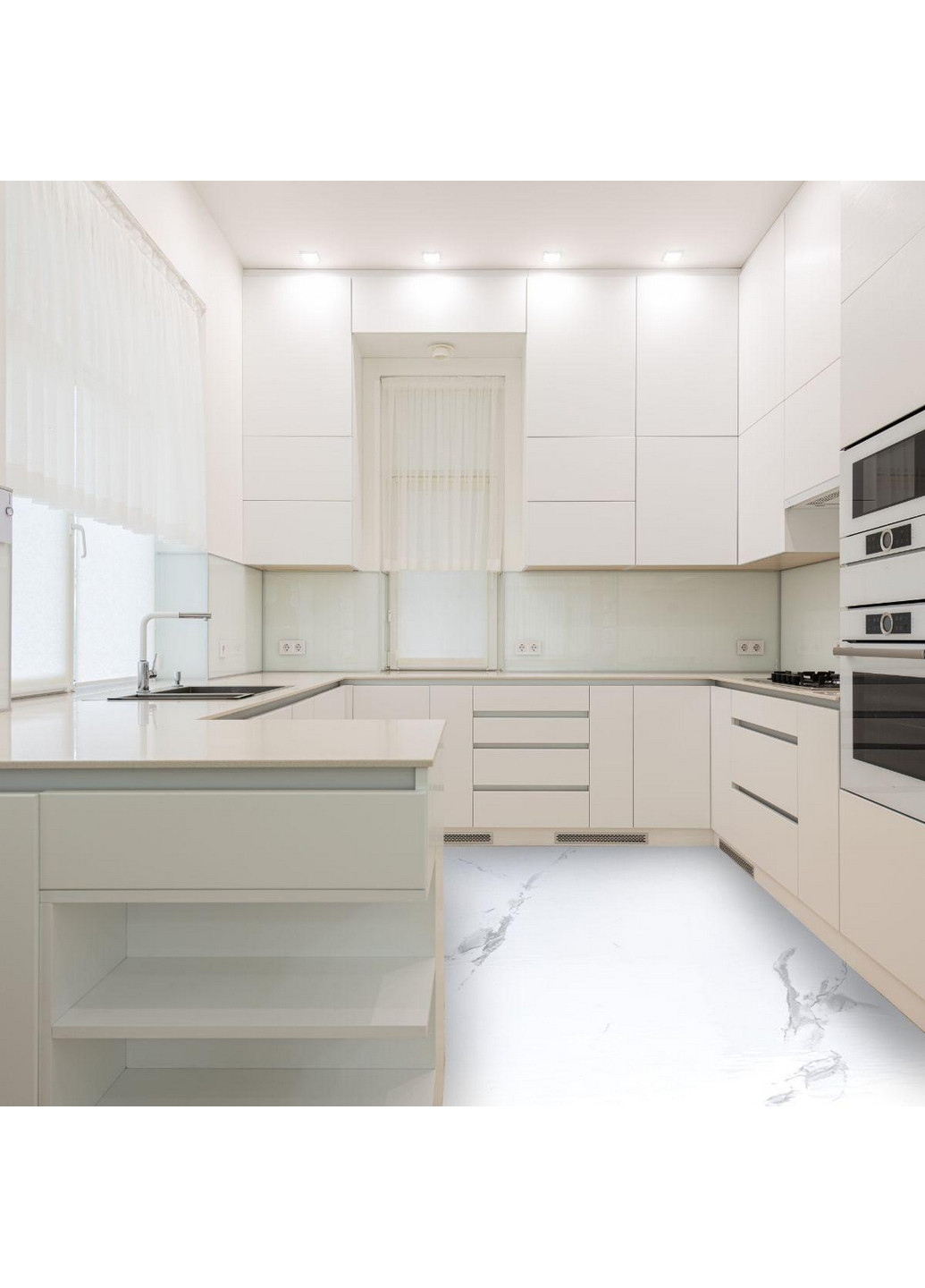 Самоклеящаяся виниловая плитка в рулоне 300х60х0,2 см Sticker Wall (266625619)