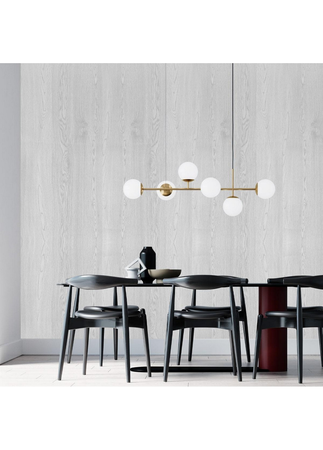 Самоклеящаяся виниловая плитка в рулоне 300х60х0,2 см Sticker Wall (266625593)