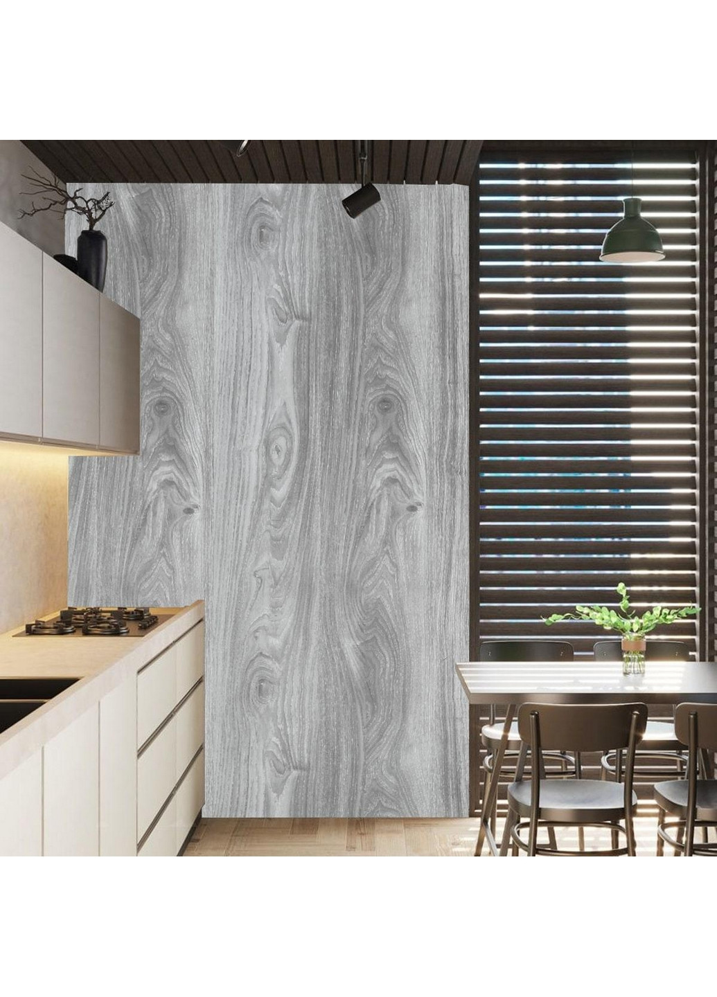 Самоклеящаяся виниловая плитка в рулоне 300х60х0,2 см Sticker Wall (266625408)