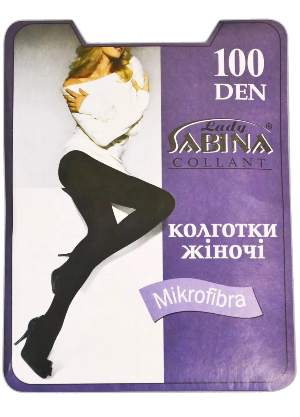 Колготки Lady Sabina 100 den Microfibra Black Hide (266623106)