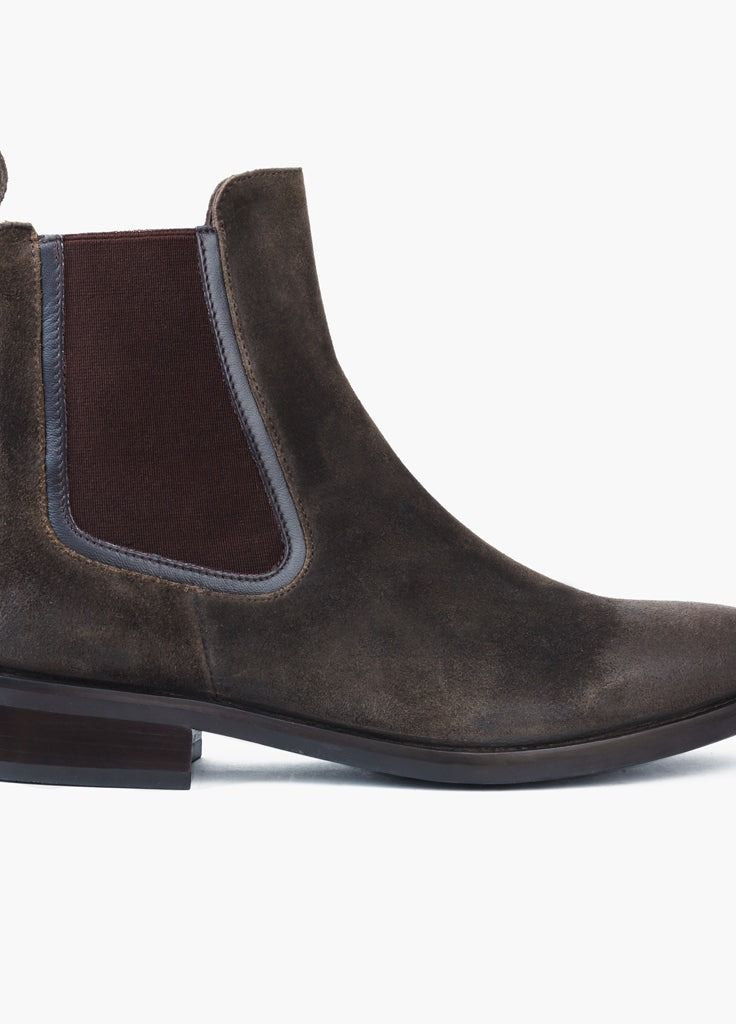 Замшеві черевики Duchess Chelsea темно-оливкового кольору Thursday (266623372)