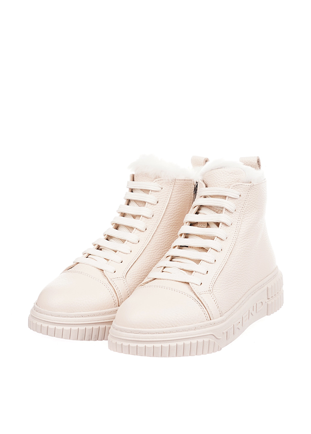 Кеды Mario Muzi светло-бежевые зима (266629599)