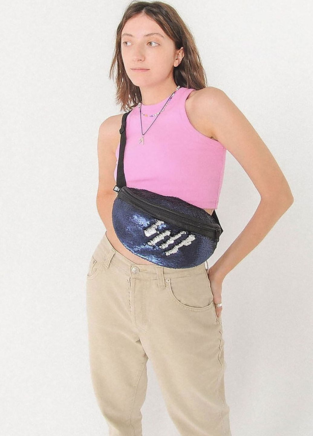 Поясна сумка Paettes Blue Hide (266629813)