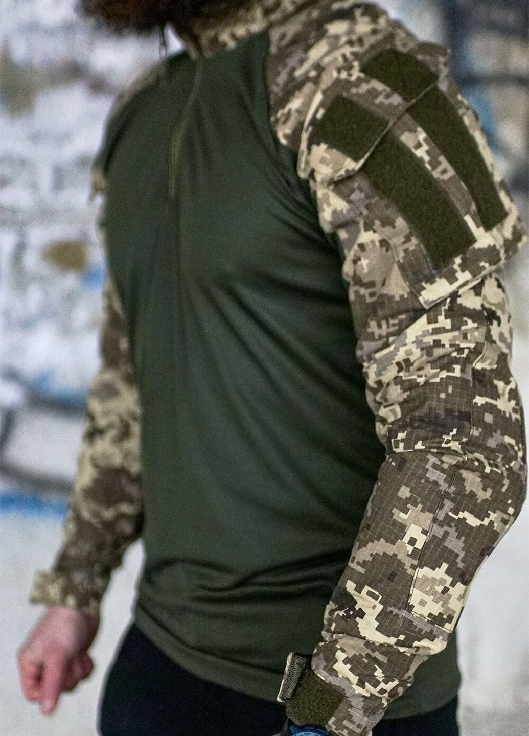 Військова тактична сорочка UBACS піксель Aviva (266629785)
