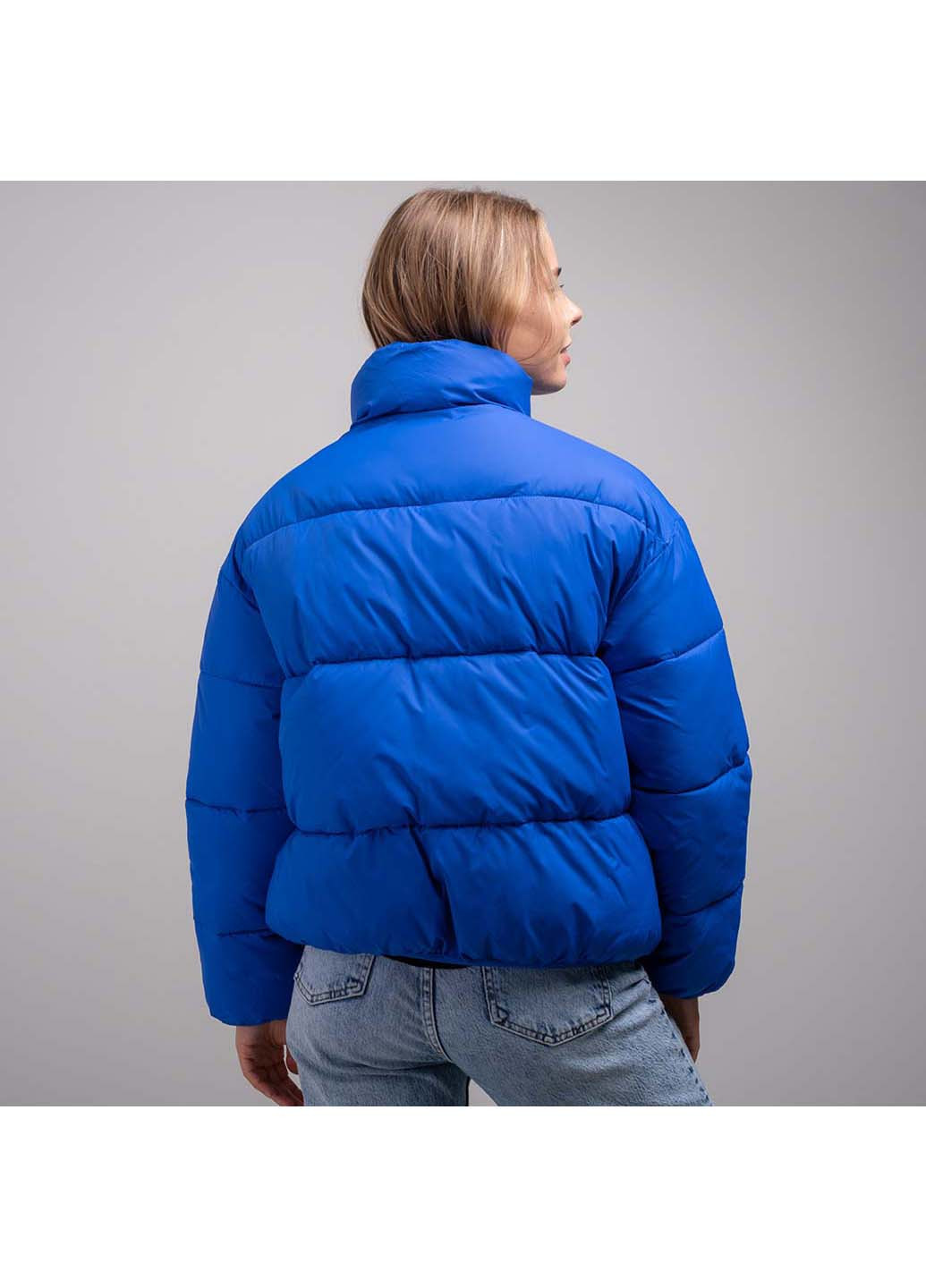 Синяя демисезонная куртка женская Fashion