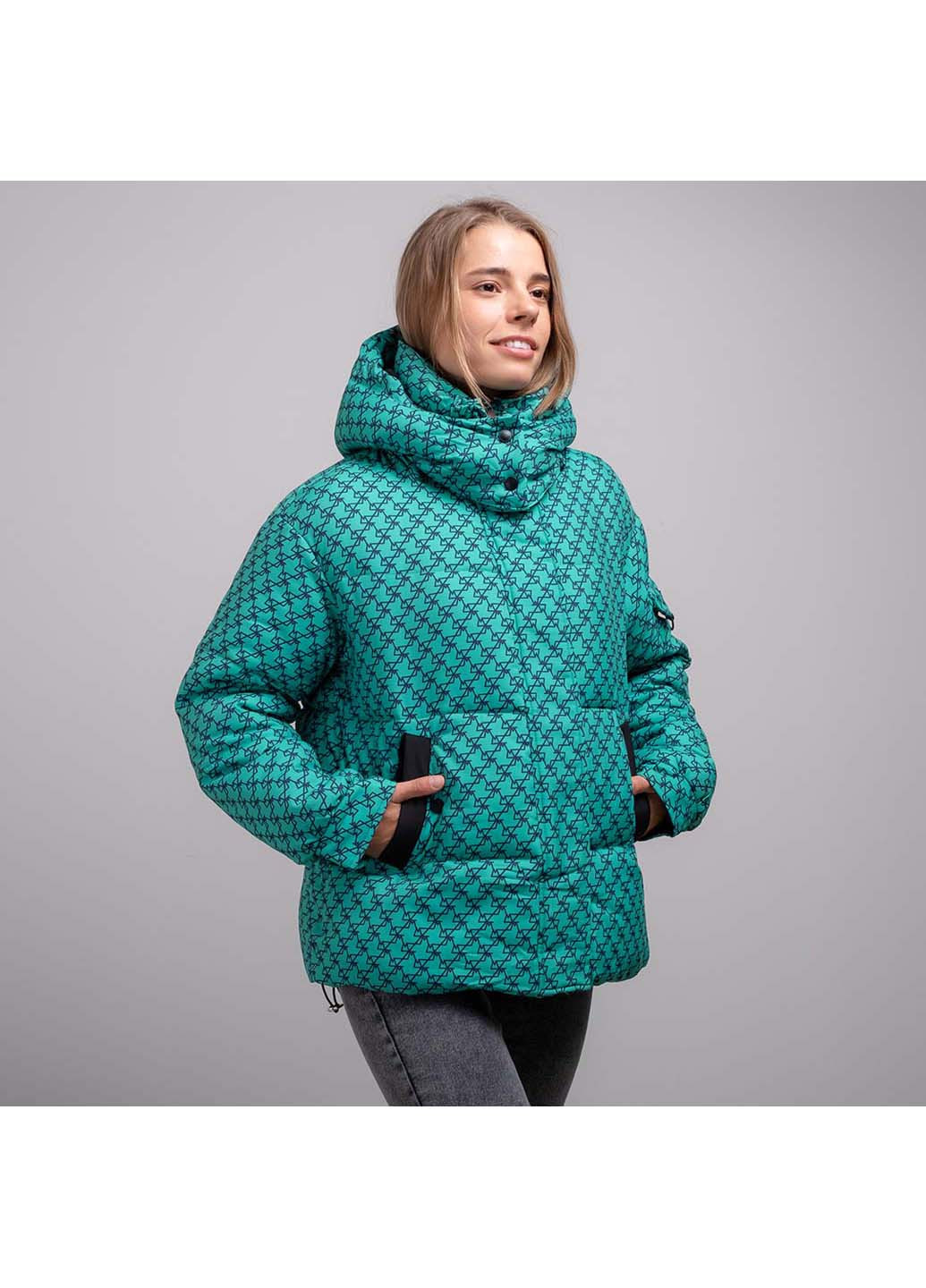 Зеленая демисезонная куртка женская Fashion