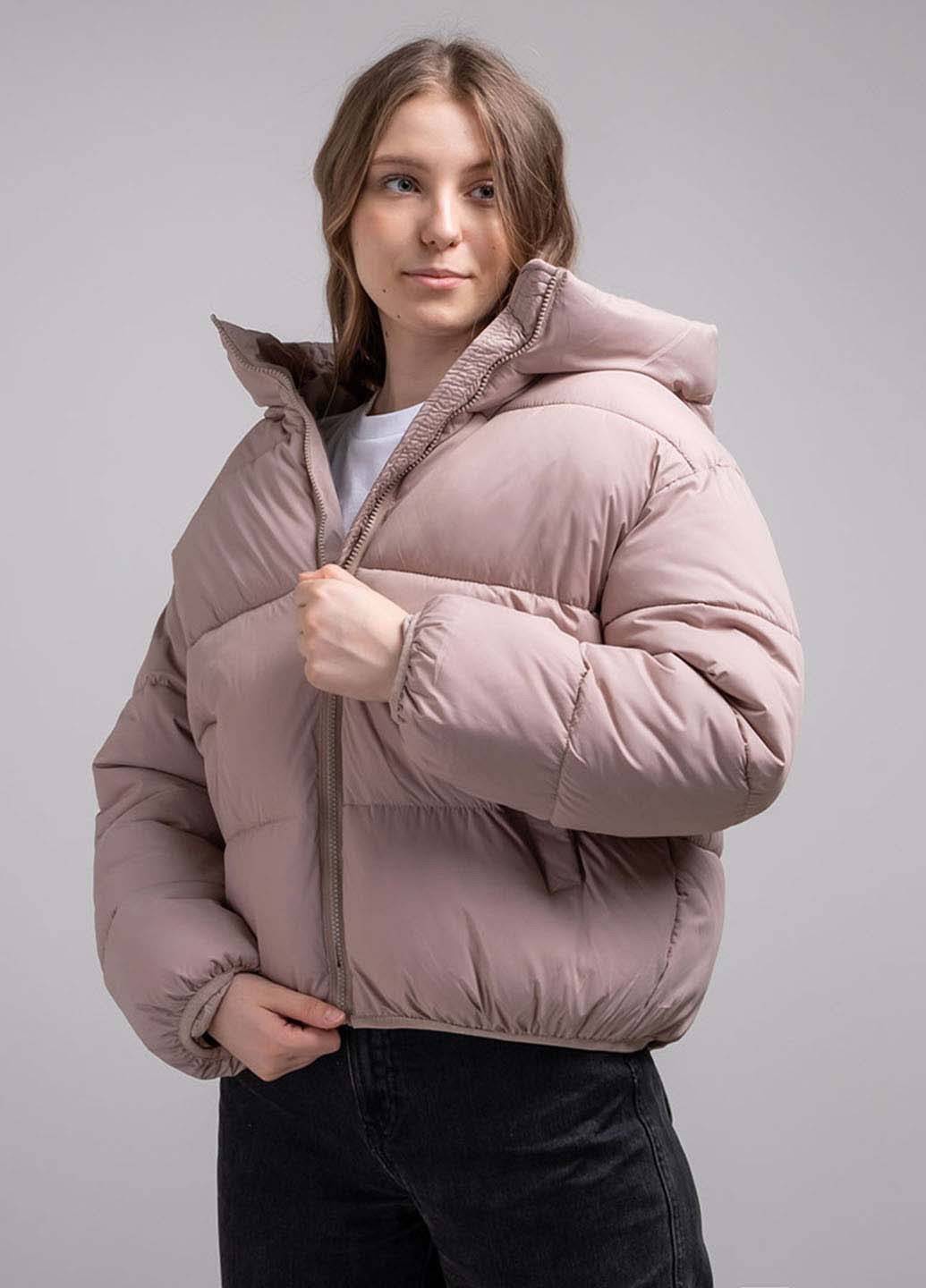 Бежевая демисезонная куртка женская Fashion