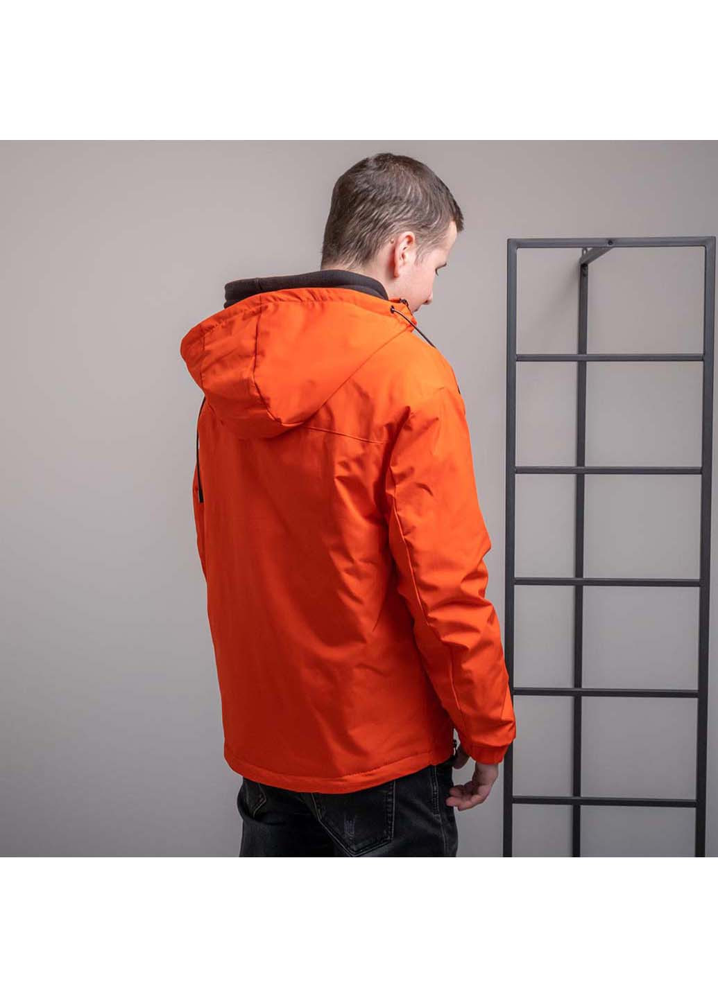 Оранжевая демисезонная куртка мужская демисезонная Fashion