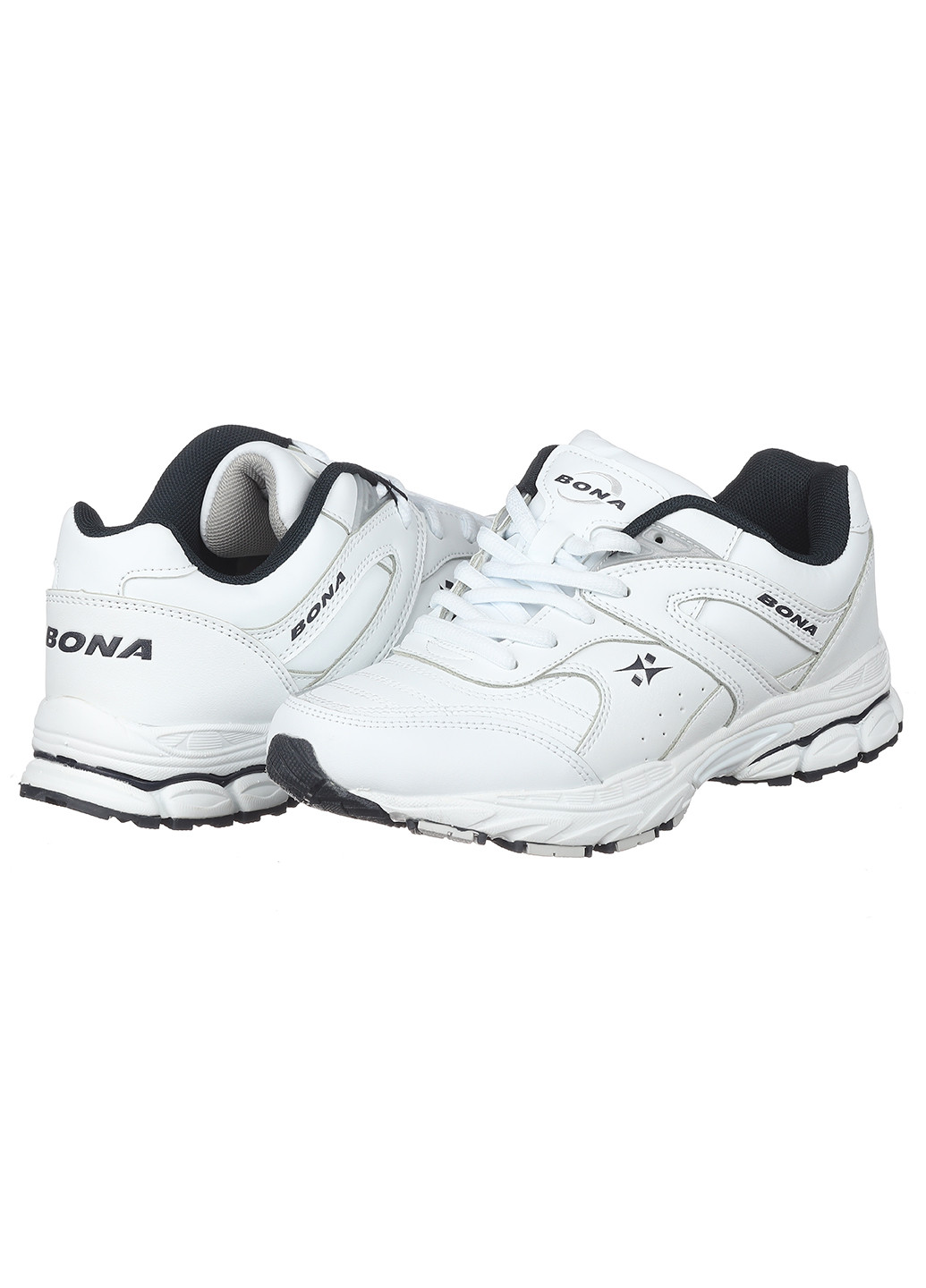 Белые демисезонные женские кожаные кроссовки 806a-2 Bona