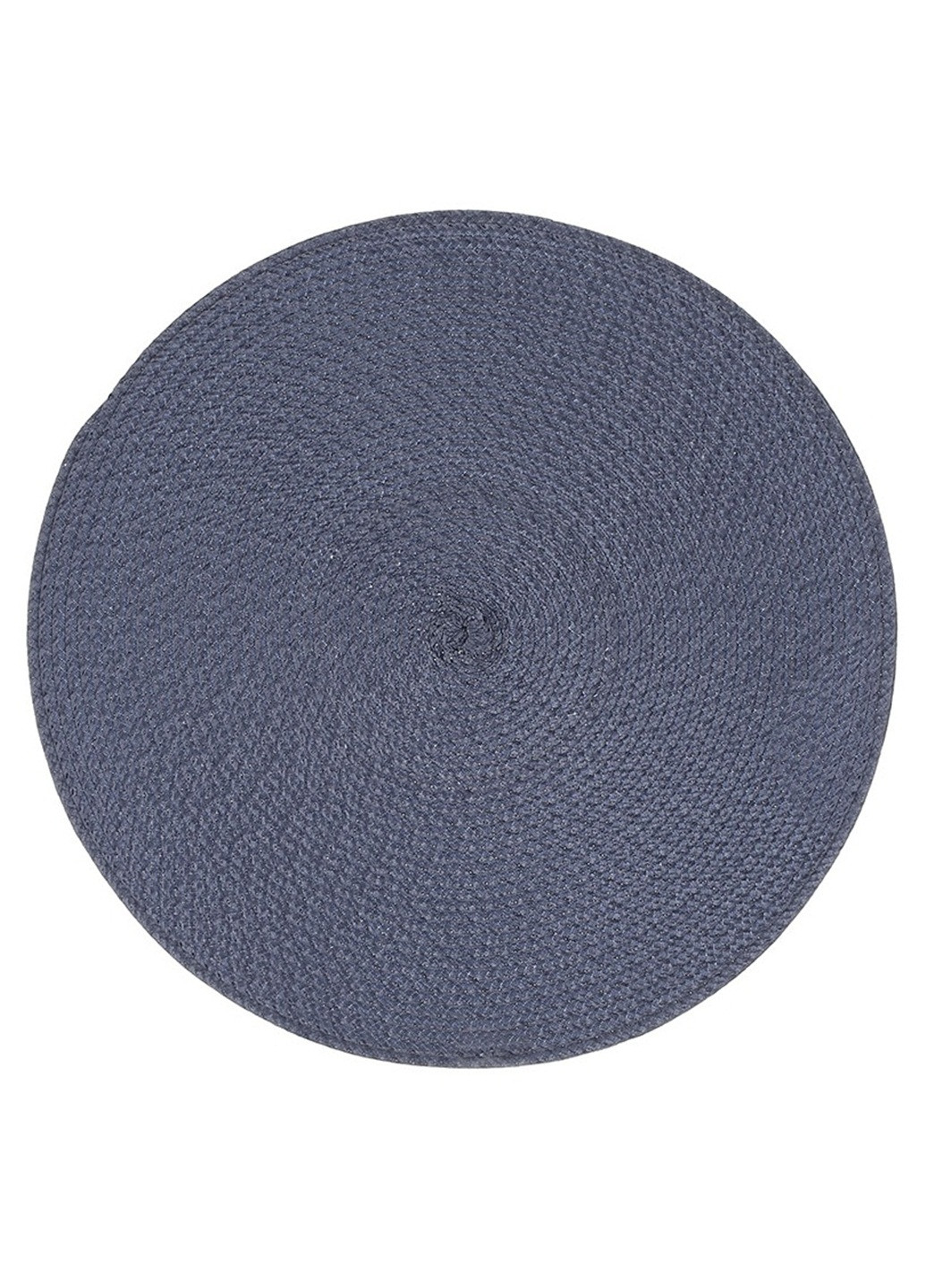 Серветка сервірувальна кругла 38см Сталевий синій BonaDi casual (266695461)