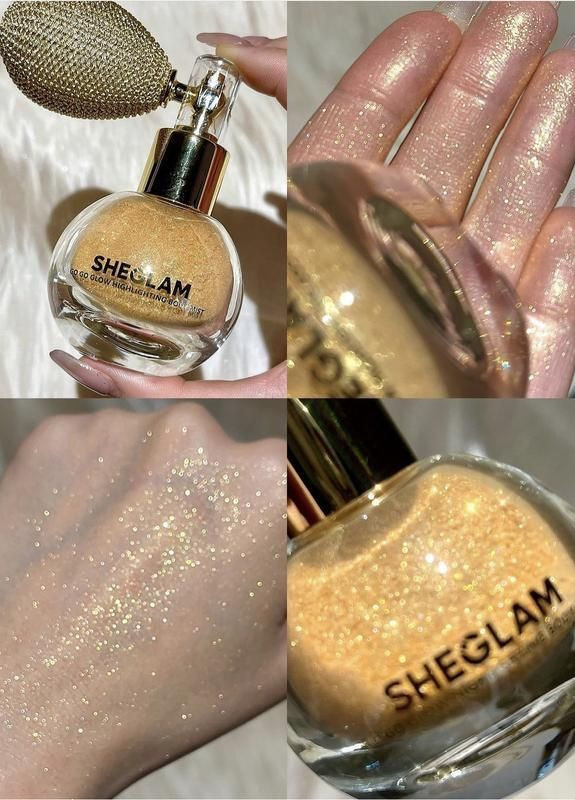 Хайлайтер блиск міст для тіла з розпилювачем gilded glow, 10 г Sheglam (266635366)