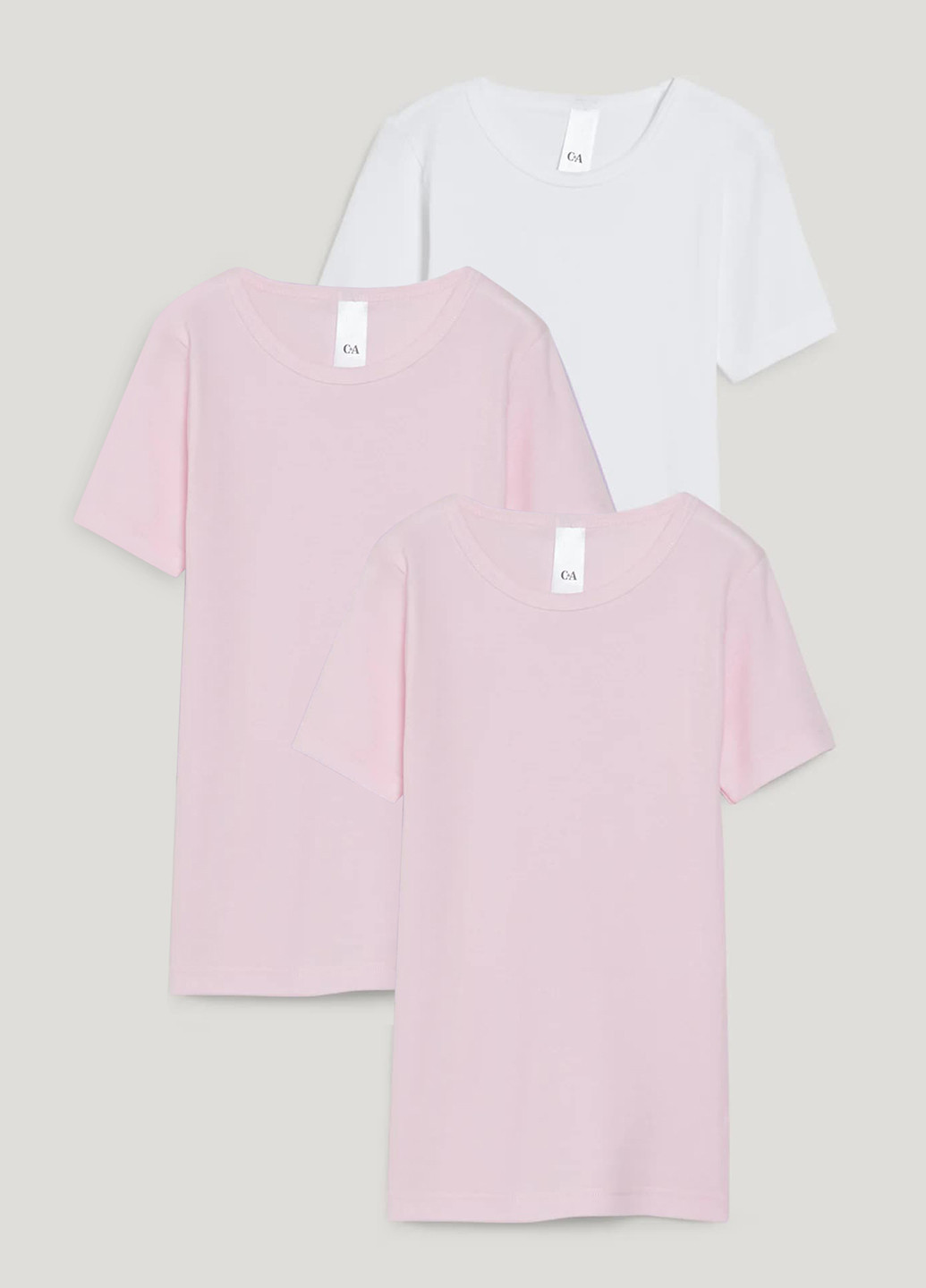 Комбінована демісезонна комплект футболок з бавовни (3шт.) C&A