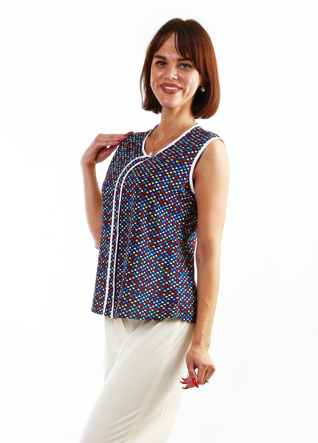 Комбинированная блуза Mtp