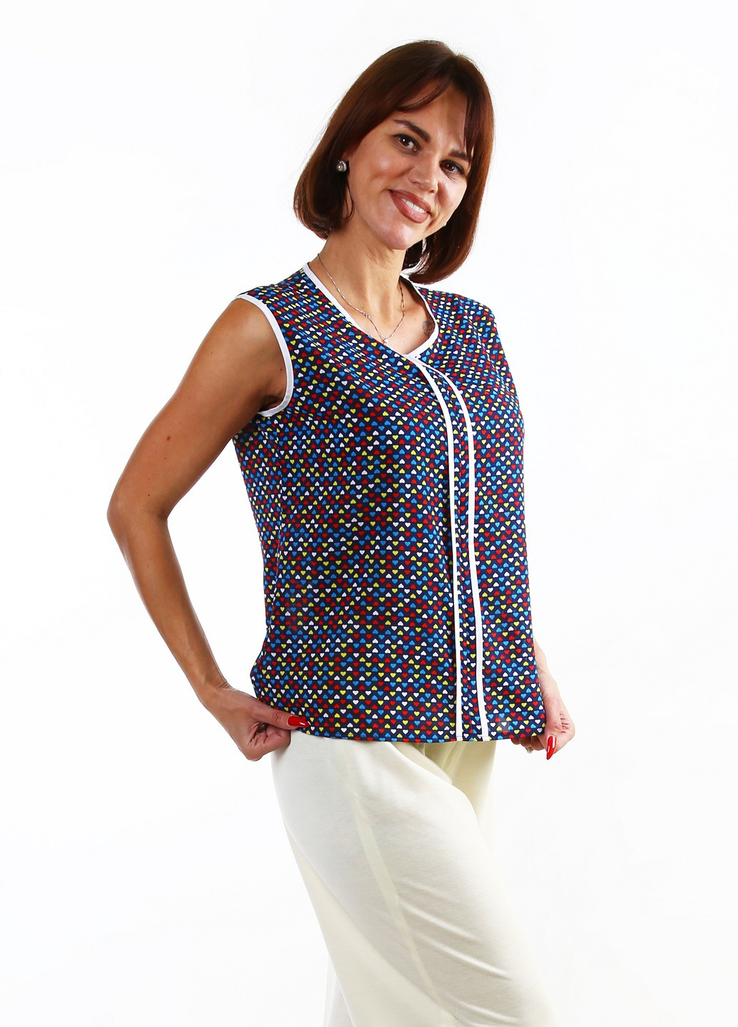 Комбинированная блуза Mtp