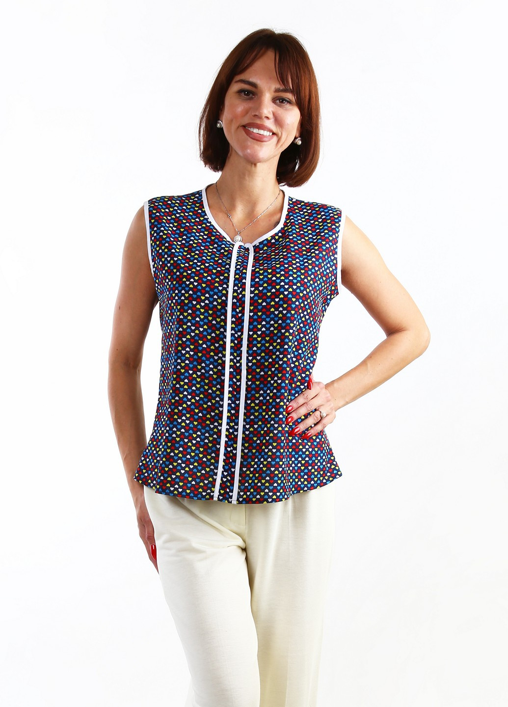 Комбинированная блуза Mtp