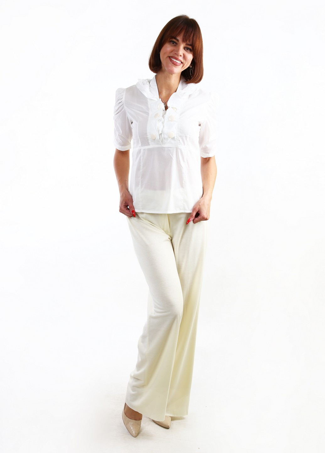 Белая блуза Mtp