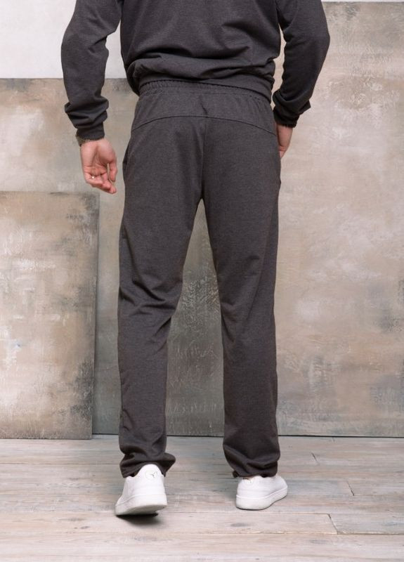 Темно-серые спортивные демисезонные брюки ISSA PLUS