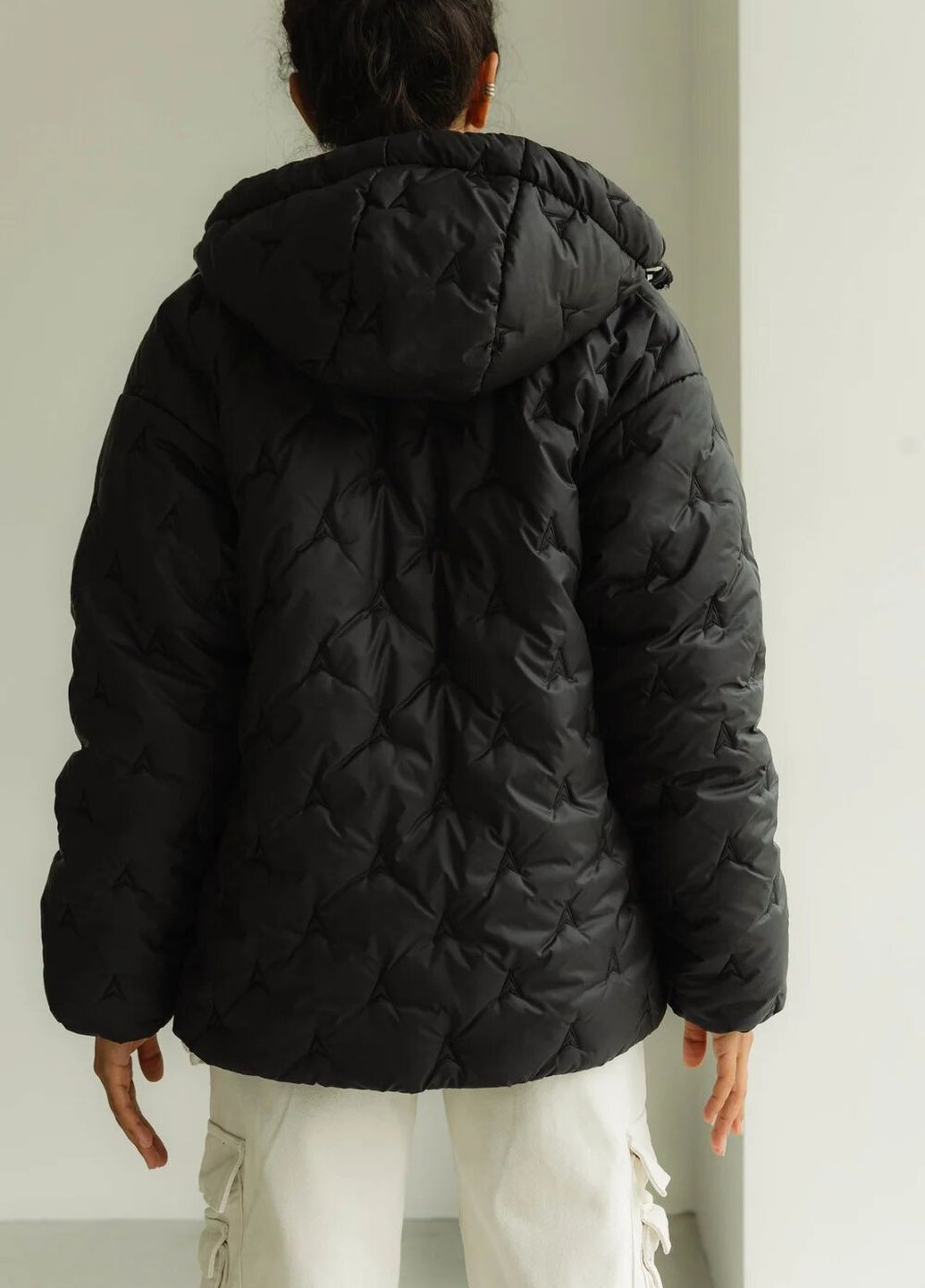 Черная зимняя куртка fall winter Seventeen