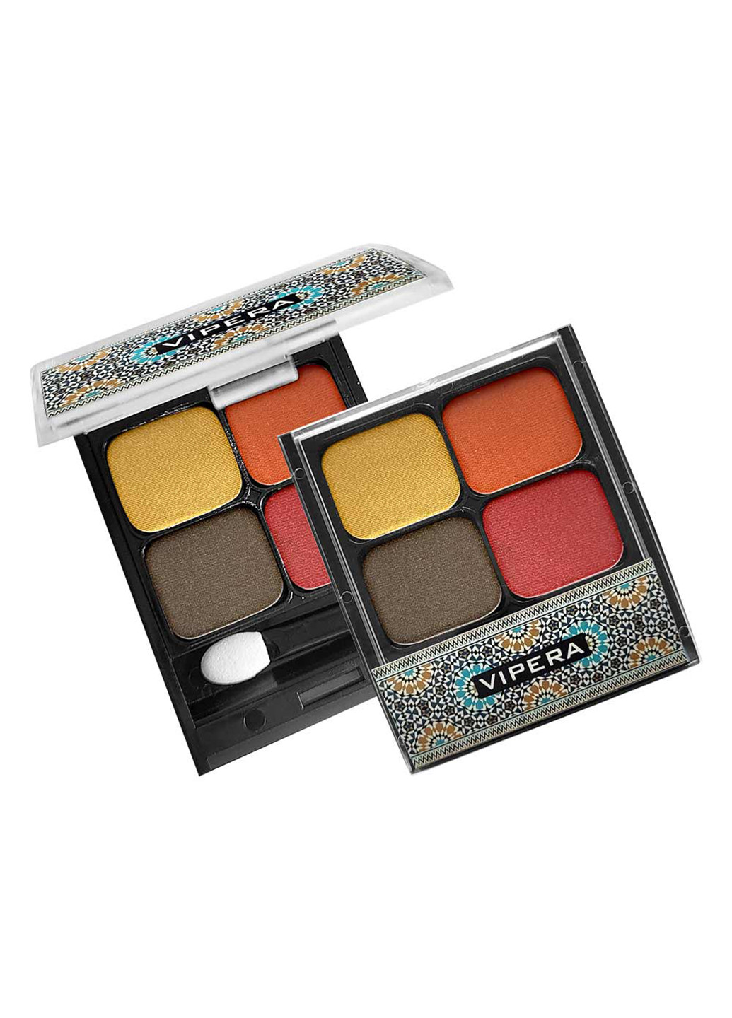 Пресованные тени для век Bohema QUATRO № 09 choc-box 6,4 г Vipera (266826325)