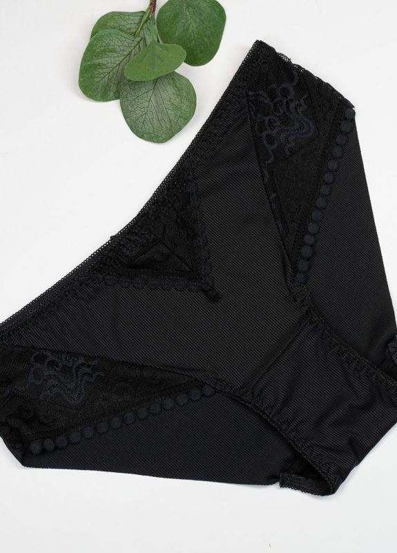 Чорні фактурні сліпи з мереживом Magnet (266799632)