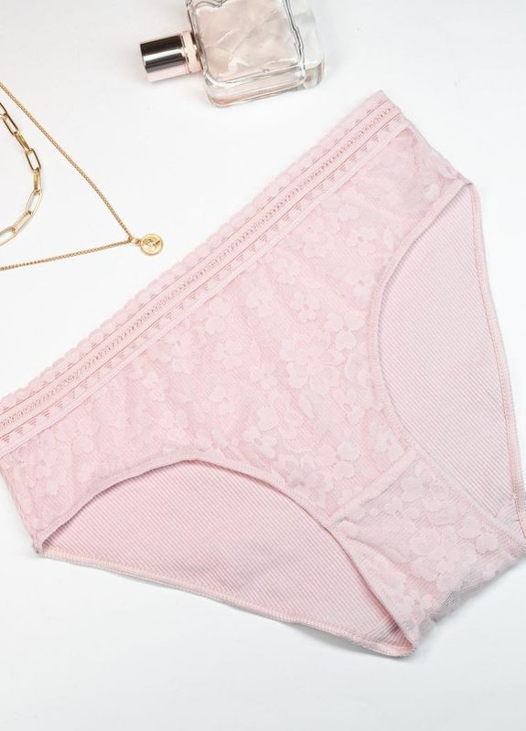 Рожеві фактурні трусики з широкою гумкою Magnet (266799642)