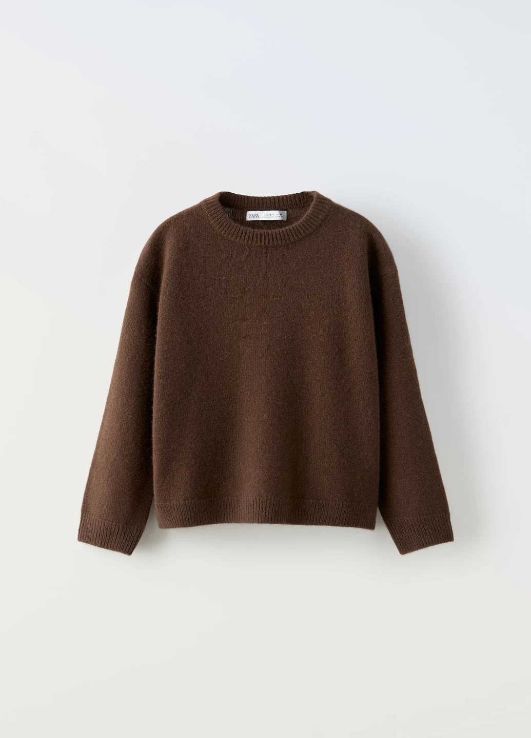 Коричневий демісезонний светр Zara