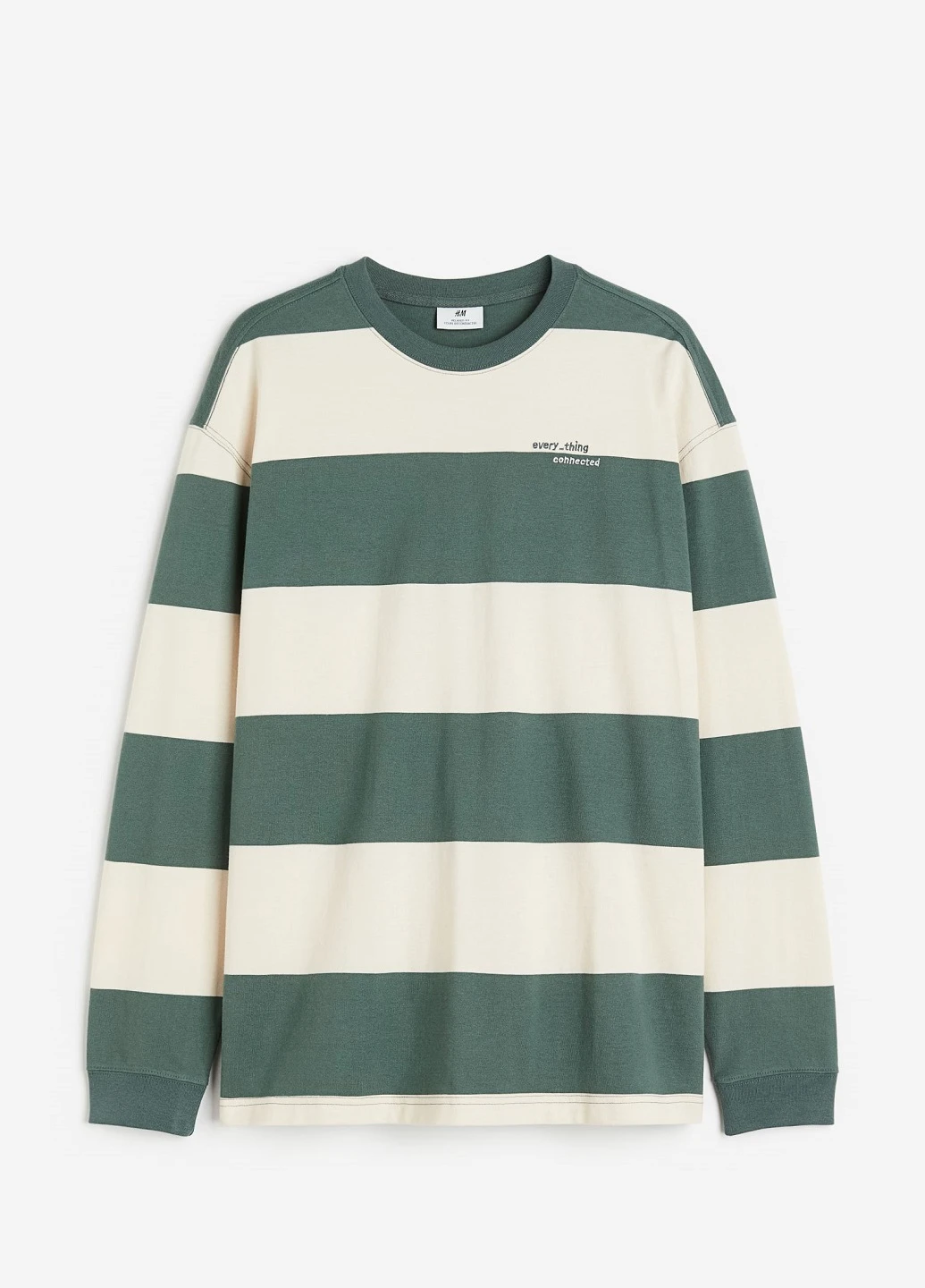 Лонгслів H&M зелений кежуали