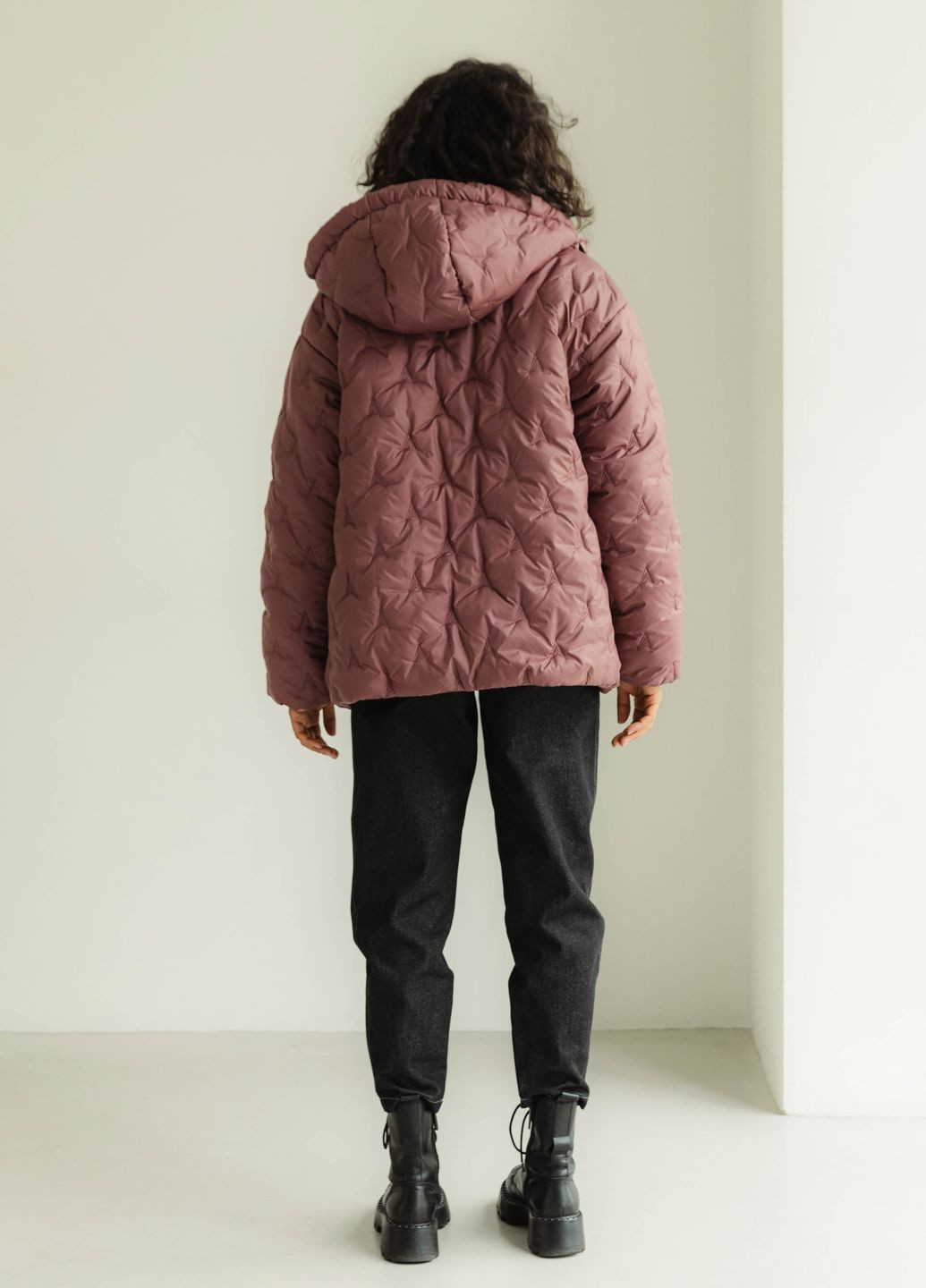 Бордовая зимняя куртка ST-Seventeen