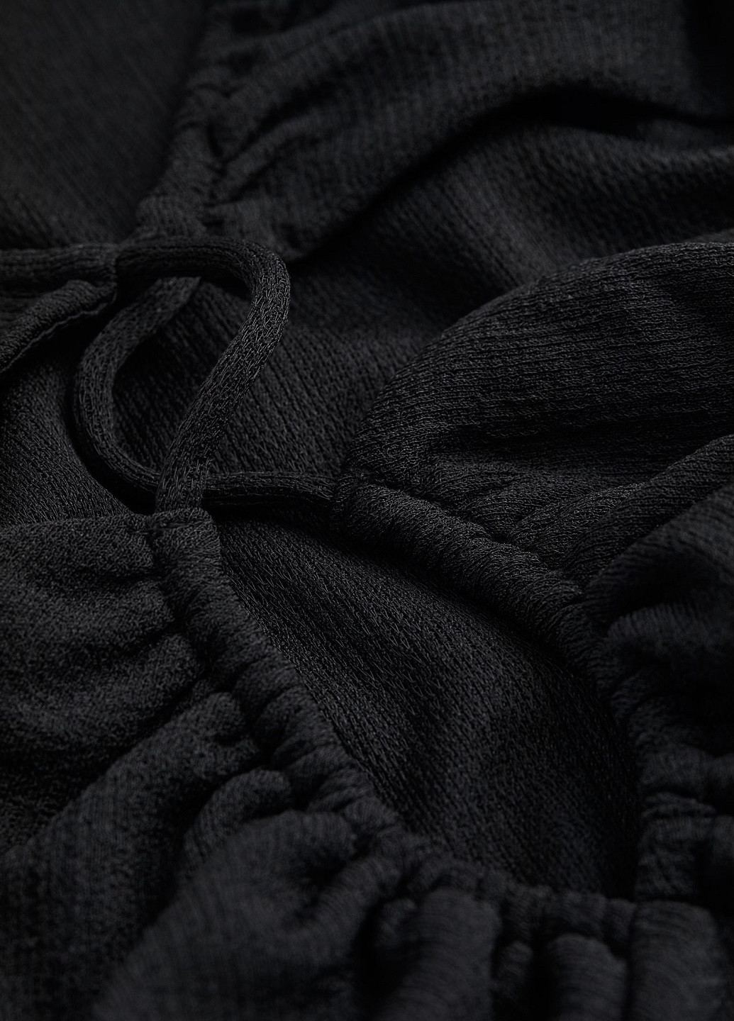 Чорна кежуал сукня H&M однотонна