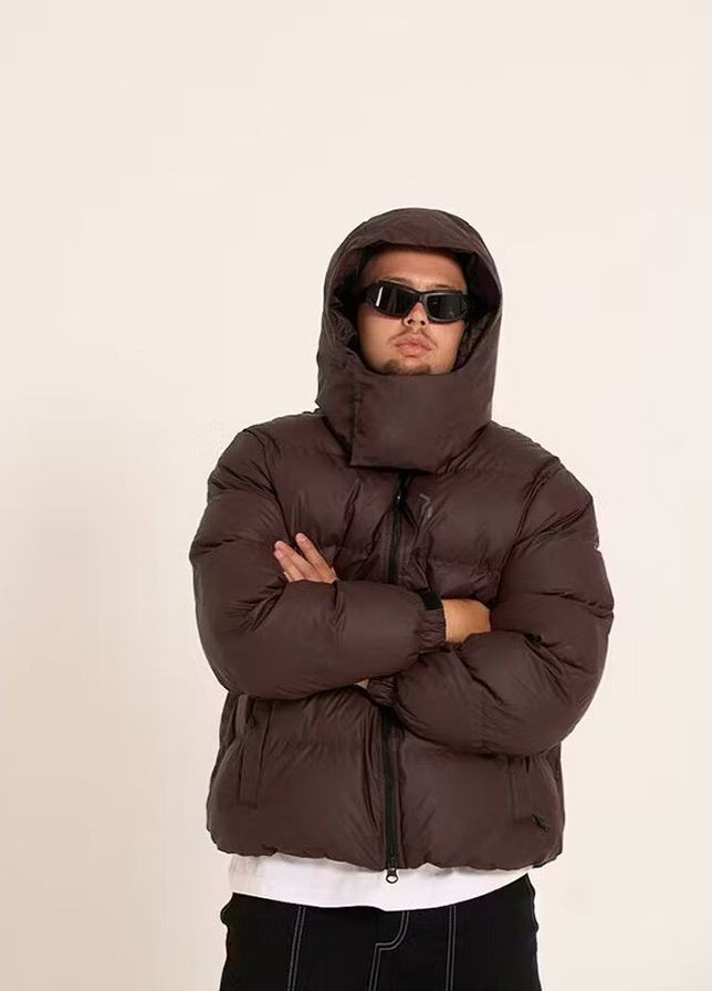 Коричневая зимняя зимняя куртка homie 3.0 Пушка Огонь