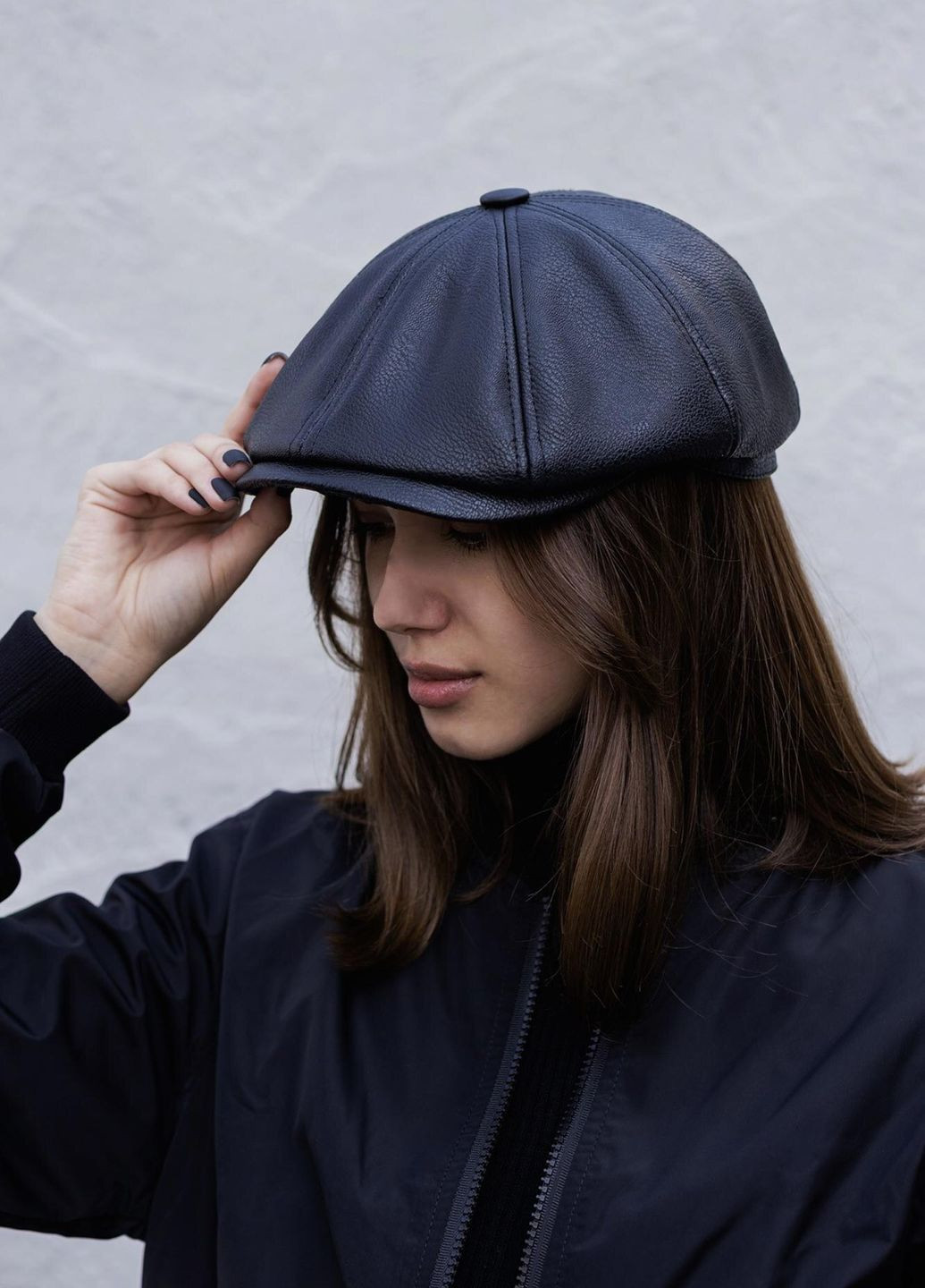 Шкіряна Кепка Восьмиклинка Driver Without (266900285)