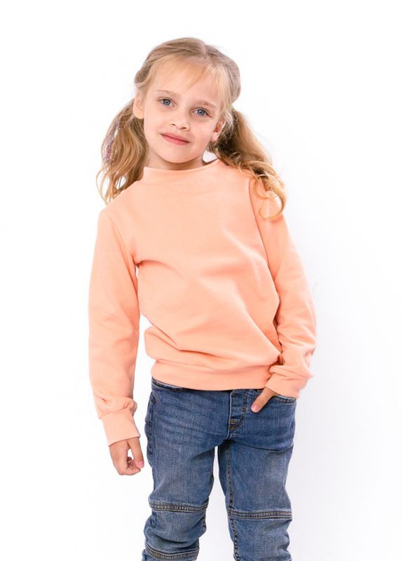 Носи своє джемпер для девочки рисунок оранжевый повседневный