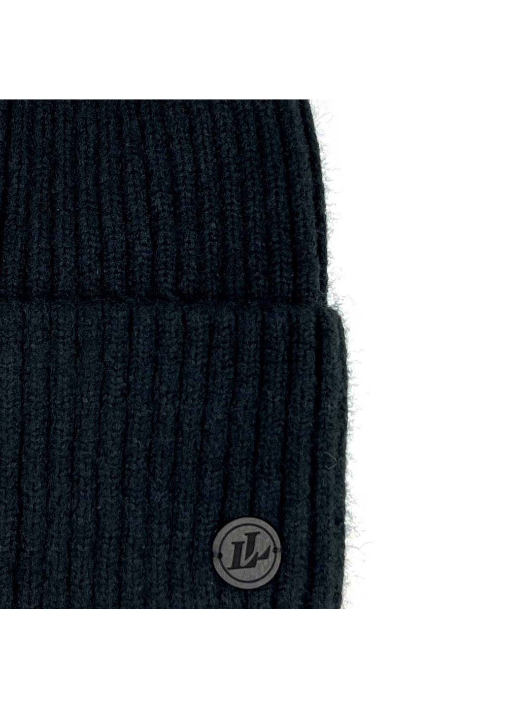 Шапка мериносова вовна чоловіча EVELYN 955-562 One Size LuckyLOOK (266982363)