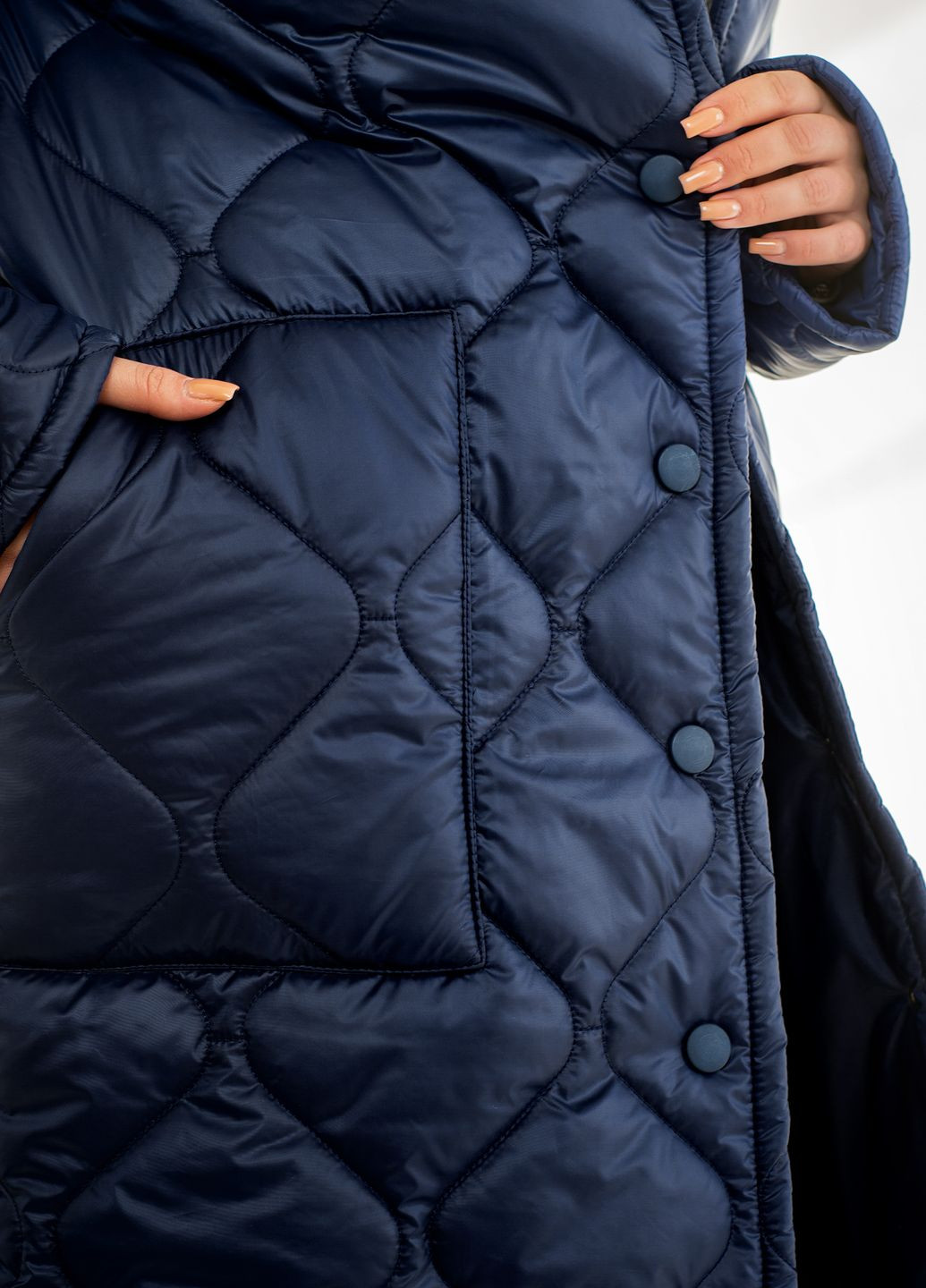 Синяя зимняя зимняя куртка Minova