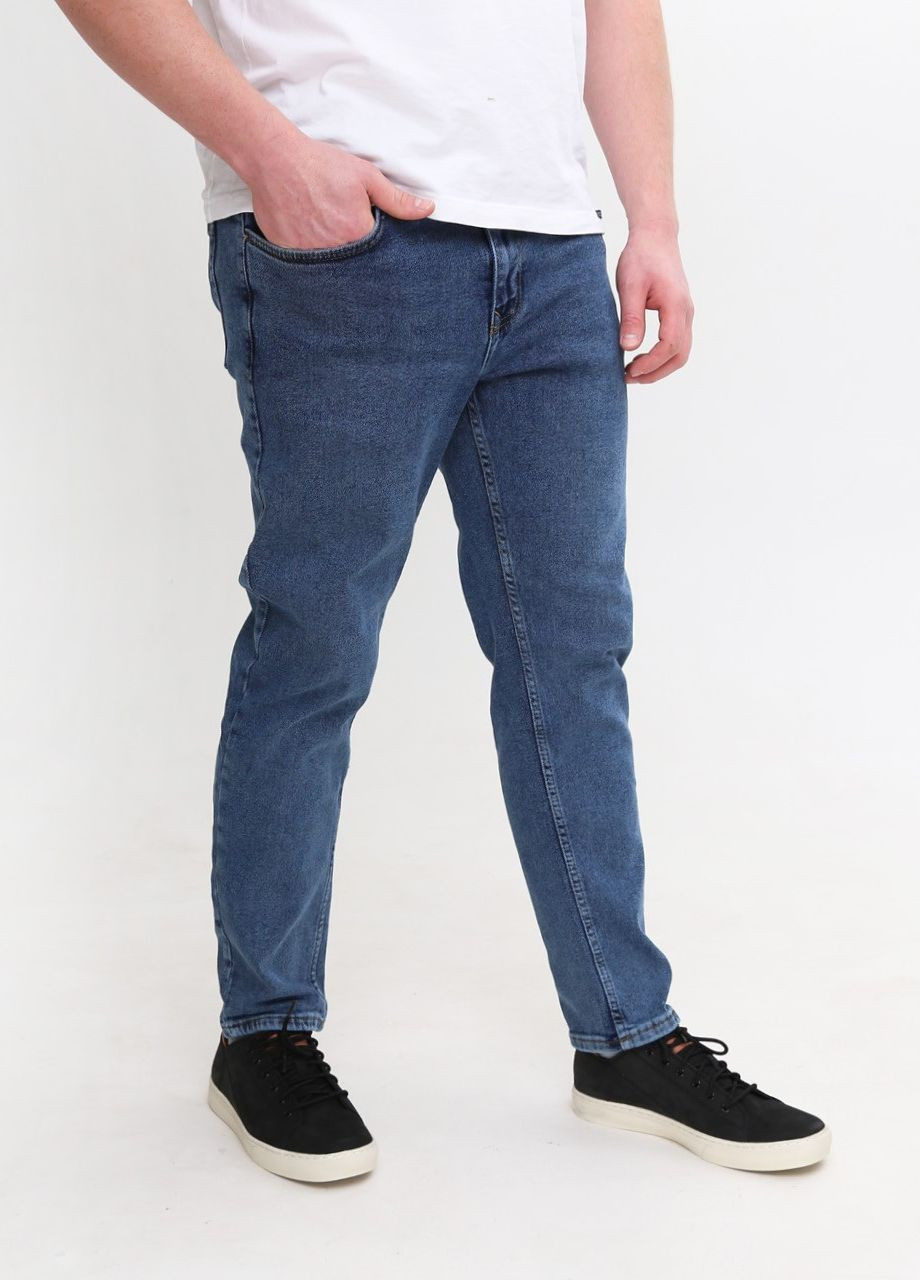 Чоловічі джинси МОМ світло-сині варені JEANSclub mom (266914578)