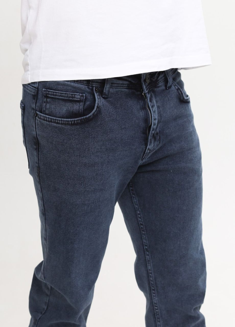 Чоловічі сині джинси з сірий варені МОМ JEANSclub mom (266914581)