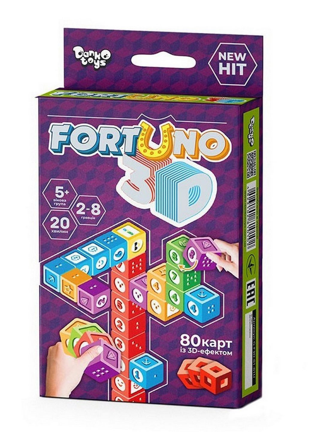 Настільна гра "Fortuno 3D" G-F3D-01-01U укр Danko Toys (266983869)